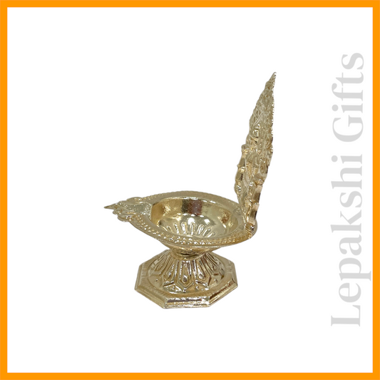 German Silver Lakshmi Deepam