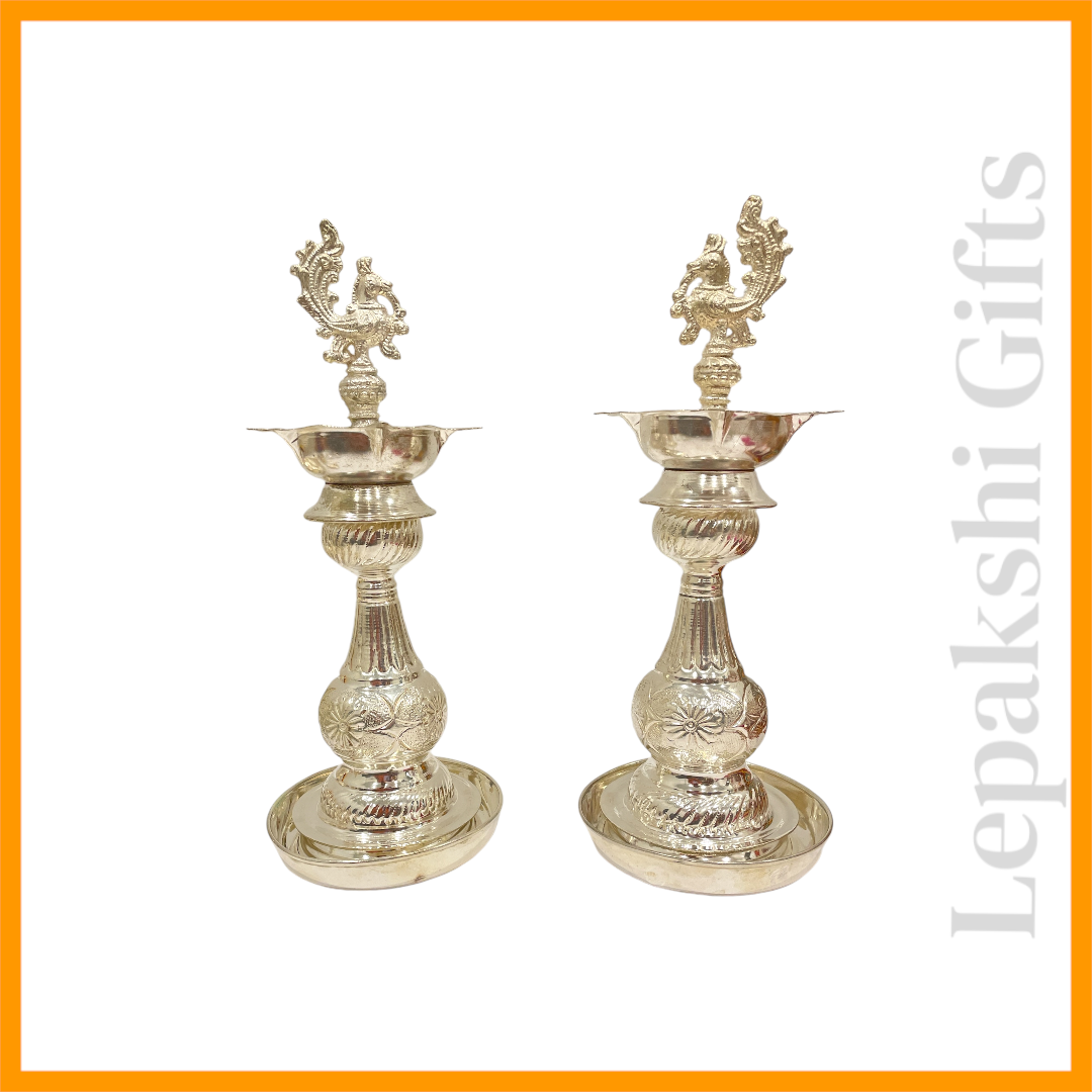 German Silver House Warming Pooja Set