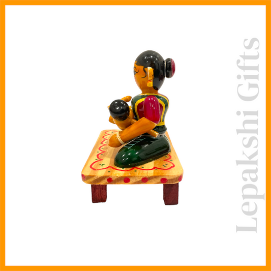 Etikoppaka Mother & Child Toy