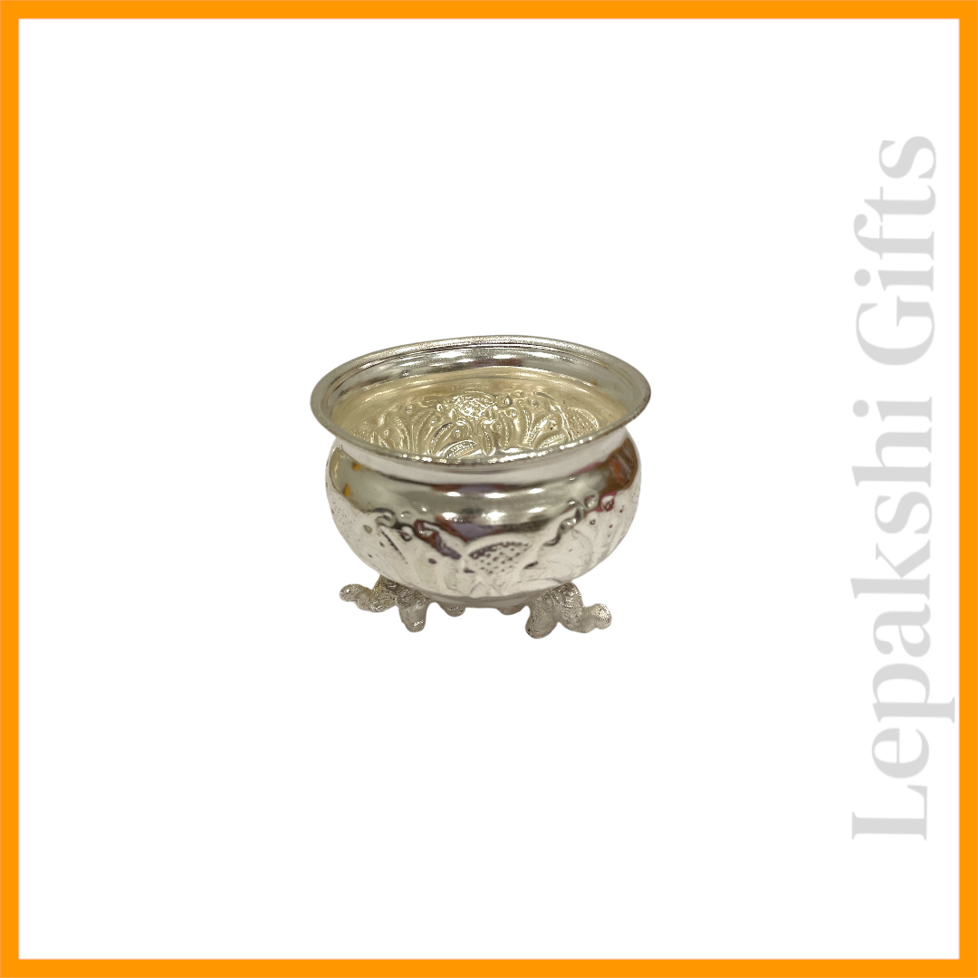 German Silver elephant legs Bowl