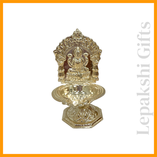 German Silver Lakshmi Deepam